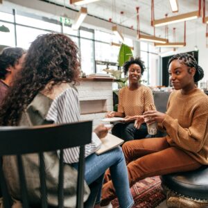 friends hanging out together