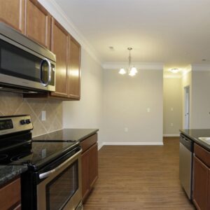 a kitchen at Summerwind Apartments