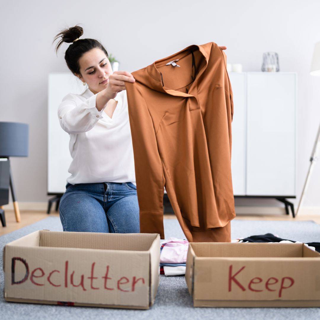Declutter apartment