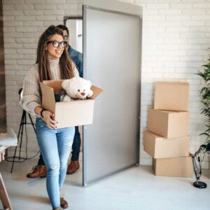 people moving into an apartment