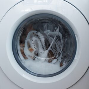 washing machine in a cycle
