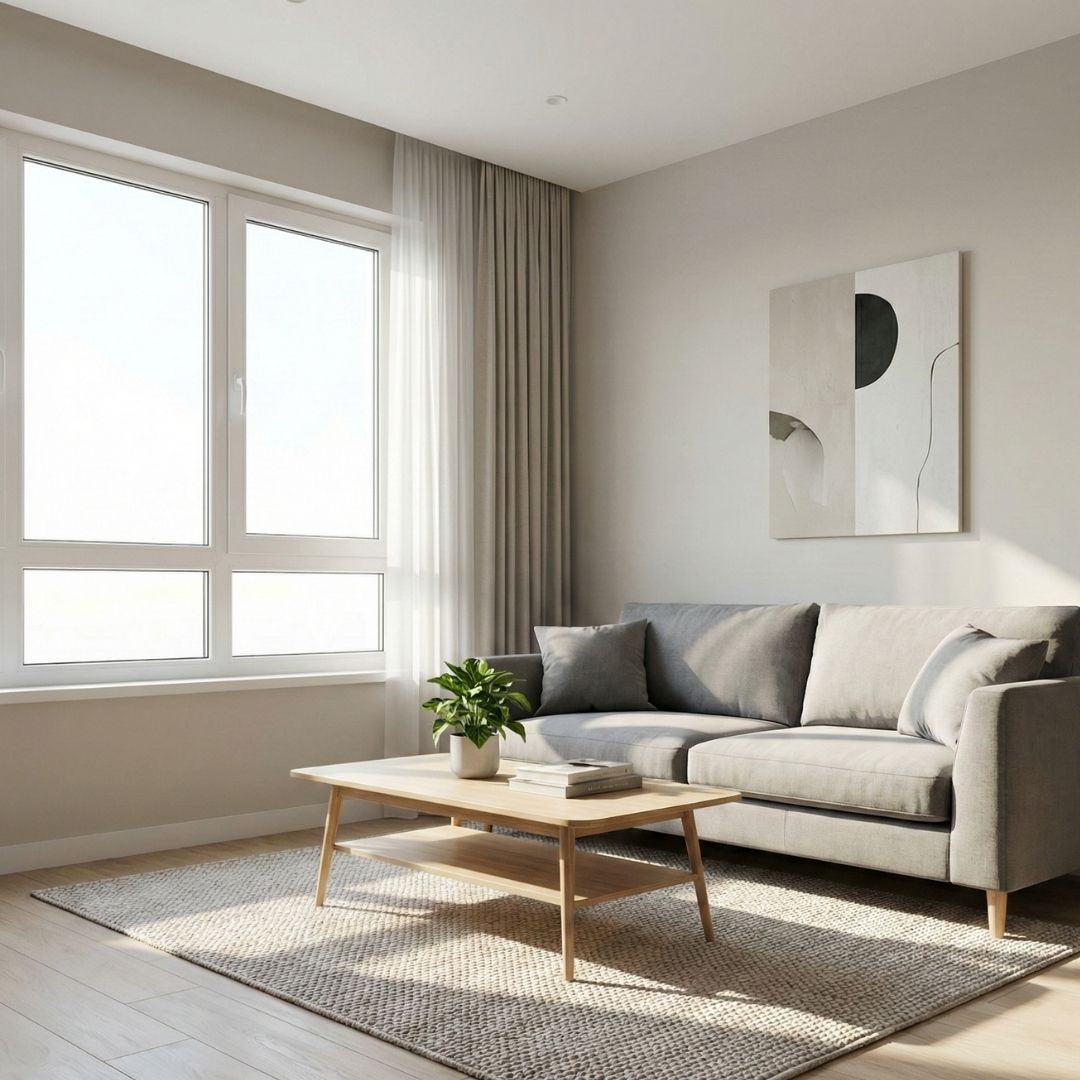 couch in living room